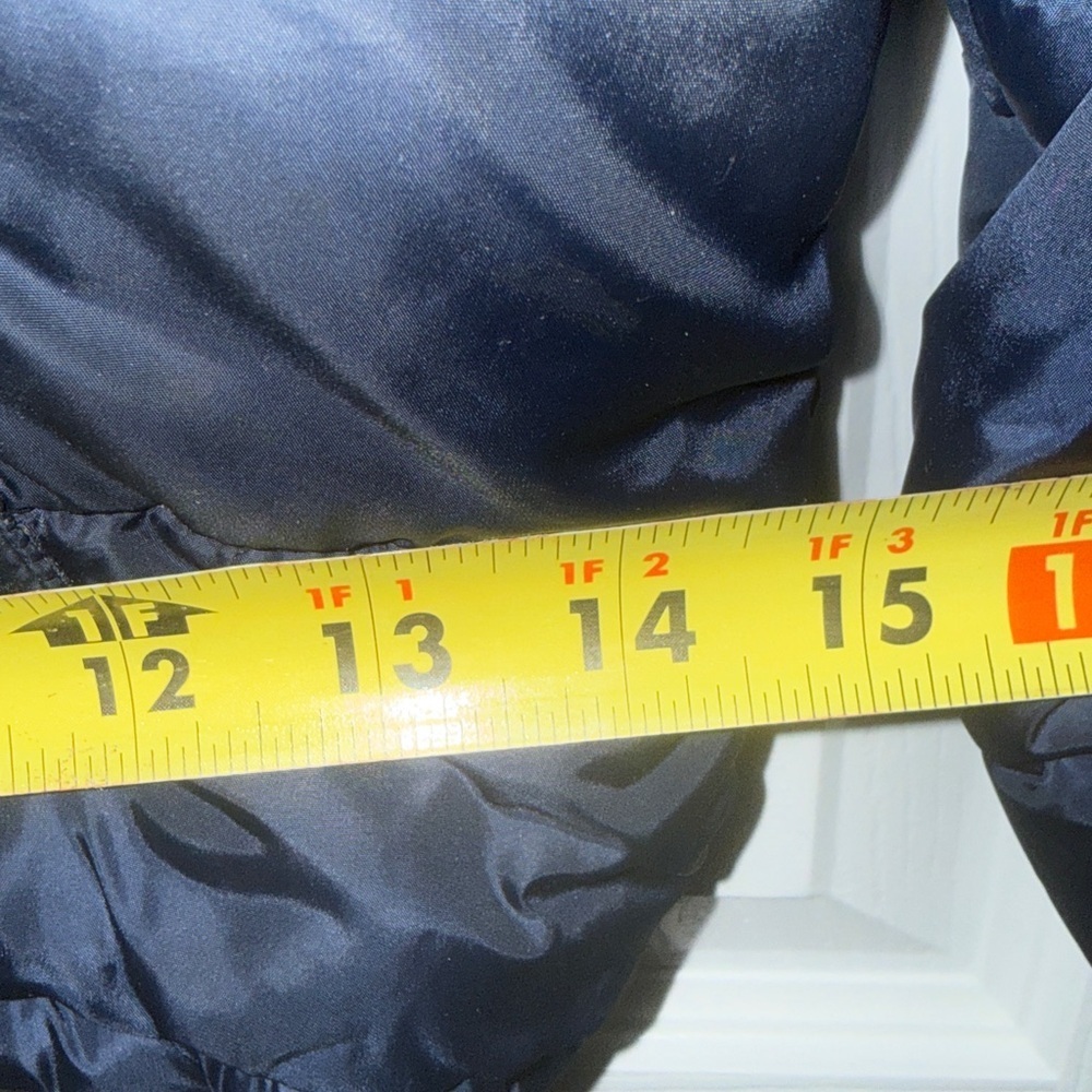 Tommy Hilfiger Navy and Orange Kids Puffer Jacket - Picture 5 of 6